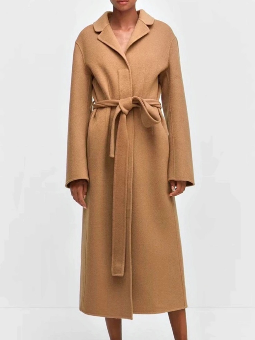 New with tags Mango Belted Coat Women's in Brown Size Medium